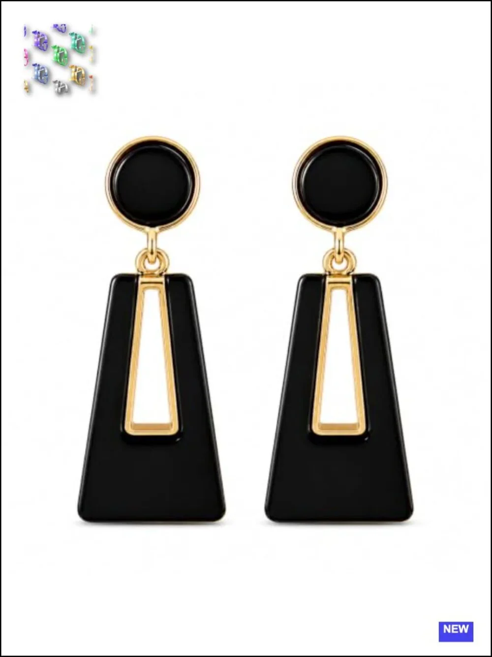 Geometric Drop Dangle Earrings, Lightweight Fashion Jewelry